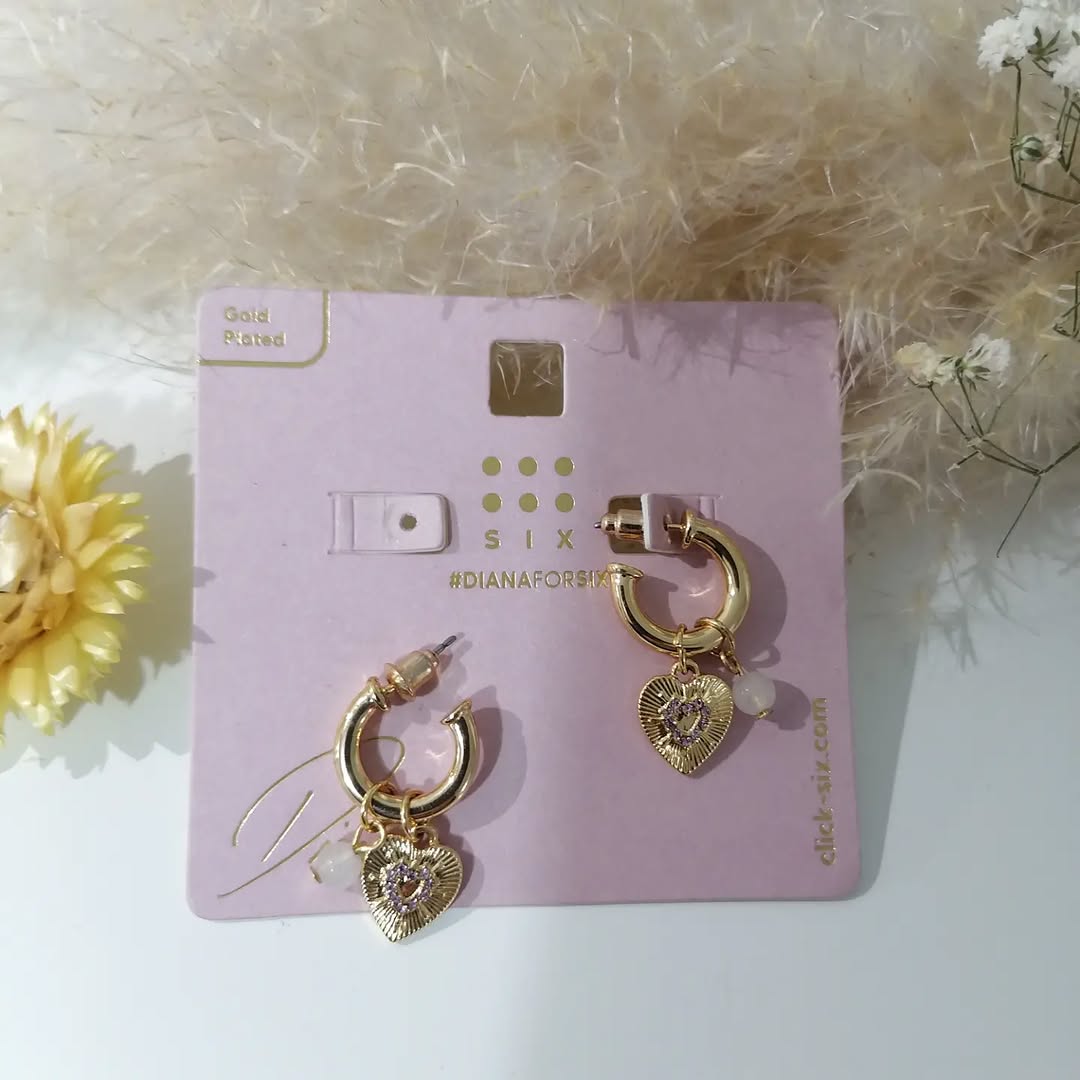 گوشواره دخترانه برند six