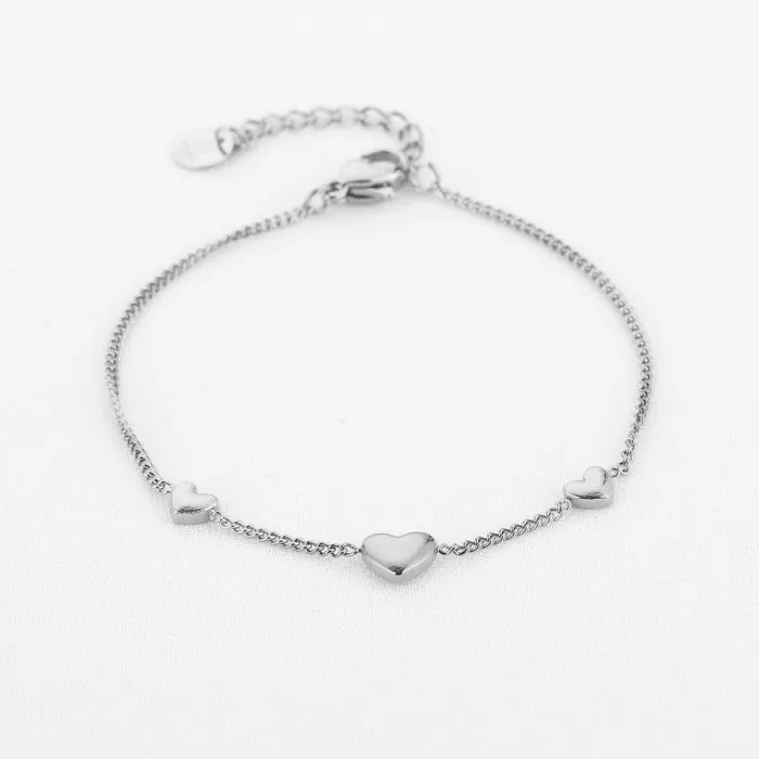 پابند زنجیری نقره ای