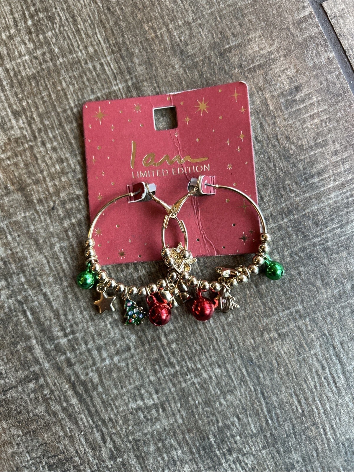 گوشواره تم کریسمس